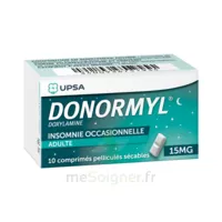 Donormyl 15 Mg Comprimés Pelliculés Sécables T/10 à Cavignac
