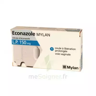 Econazole Mylan L.p. 150 Mg, Ovule à Libération Prolongée à Cavignac
