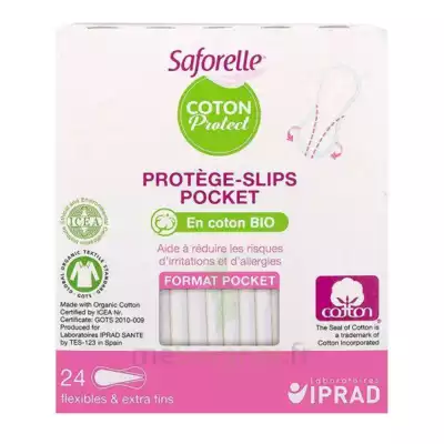 Saforelle Coton Protect Protège-slip Pocket B/24 à Cavignac